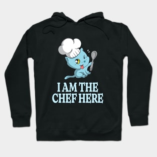 Chef Kitty Funny Cook Cat Lover Cooking Hoodie